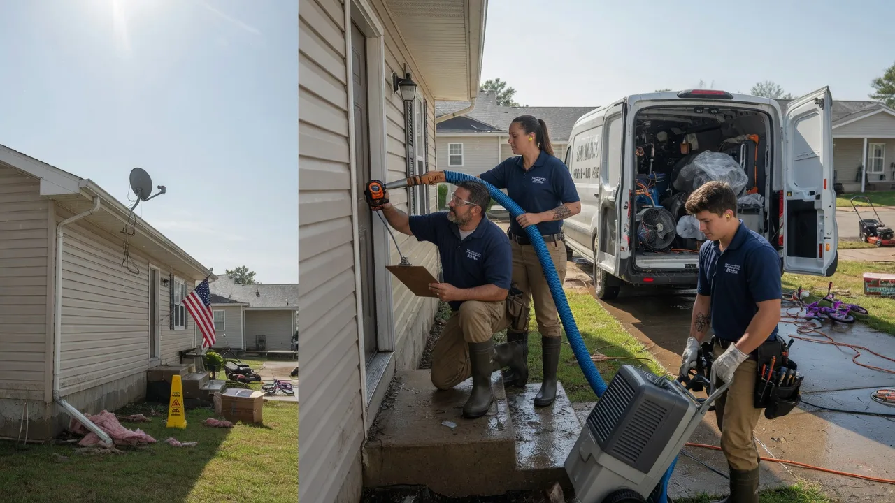 Ceiling Water Damage Restoration in Central Lake, MI near me